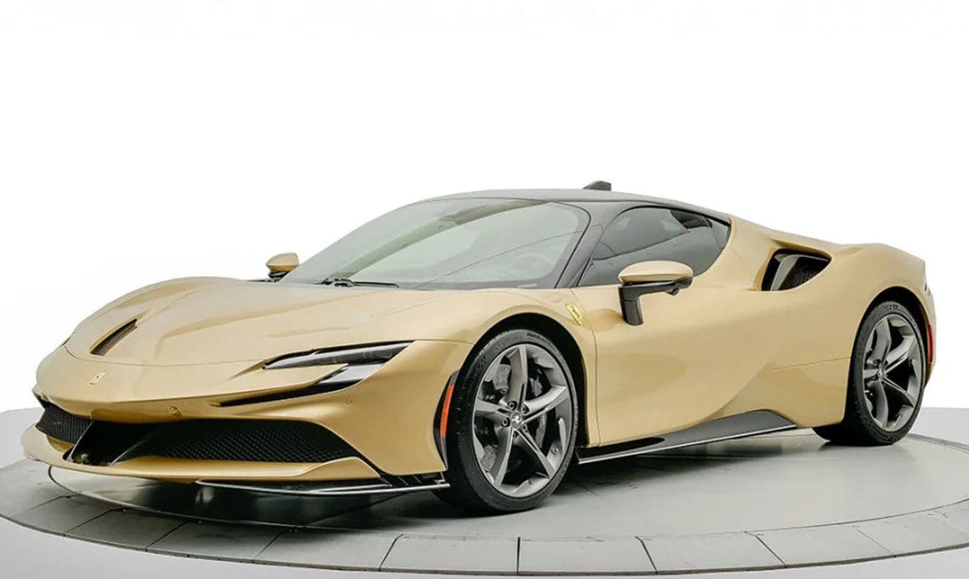 This Tailor Made 2022 Ferrari SF90 Stradale For Sale Is The Gold