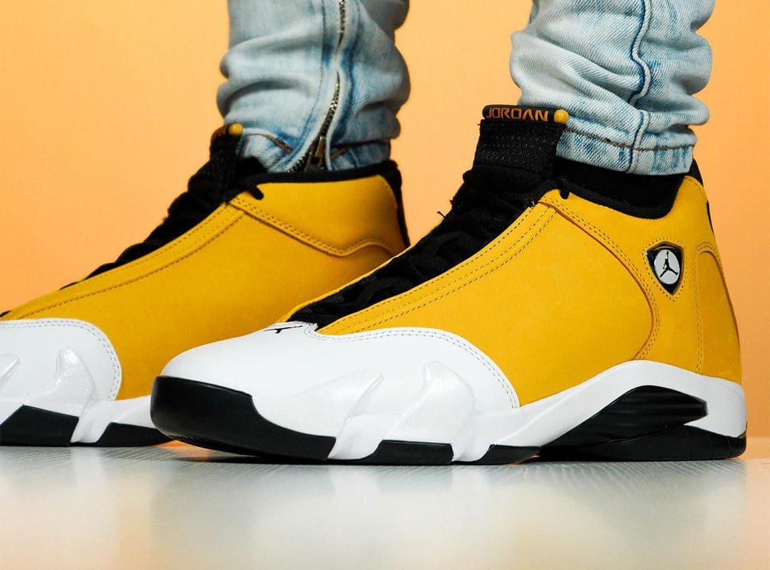 jordan xiv yellow