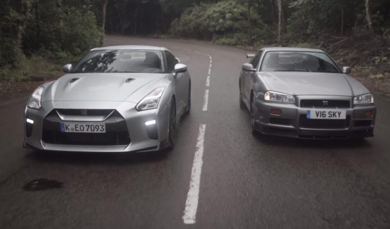 Old Meets New: Nissan Skyline GT-R R34 vs 2017 GT-R – duPont
