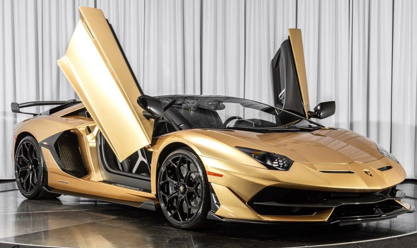 Oro Elios Lamborghini Aventador SVJ Roadster by Ad Personam at