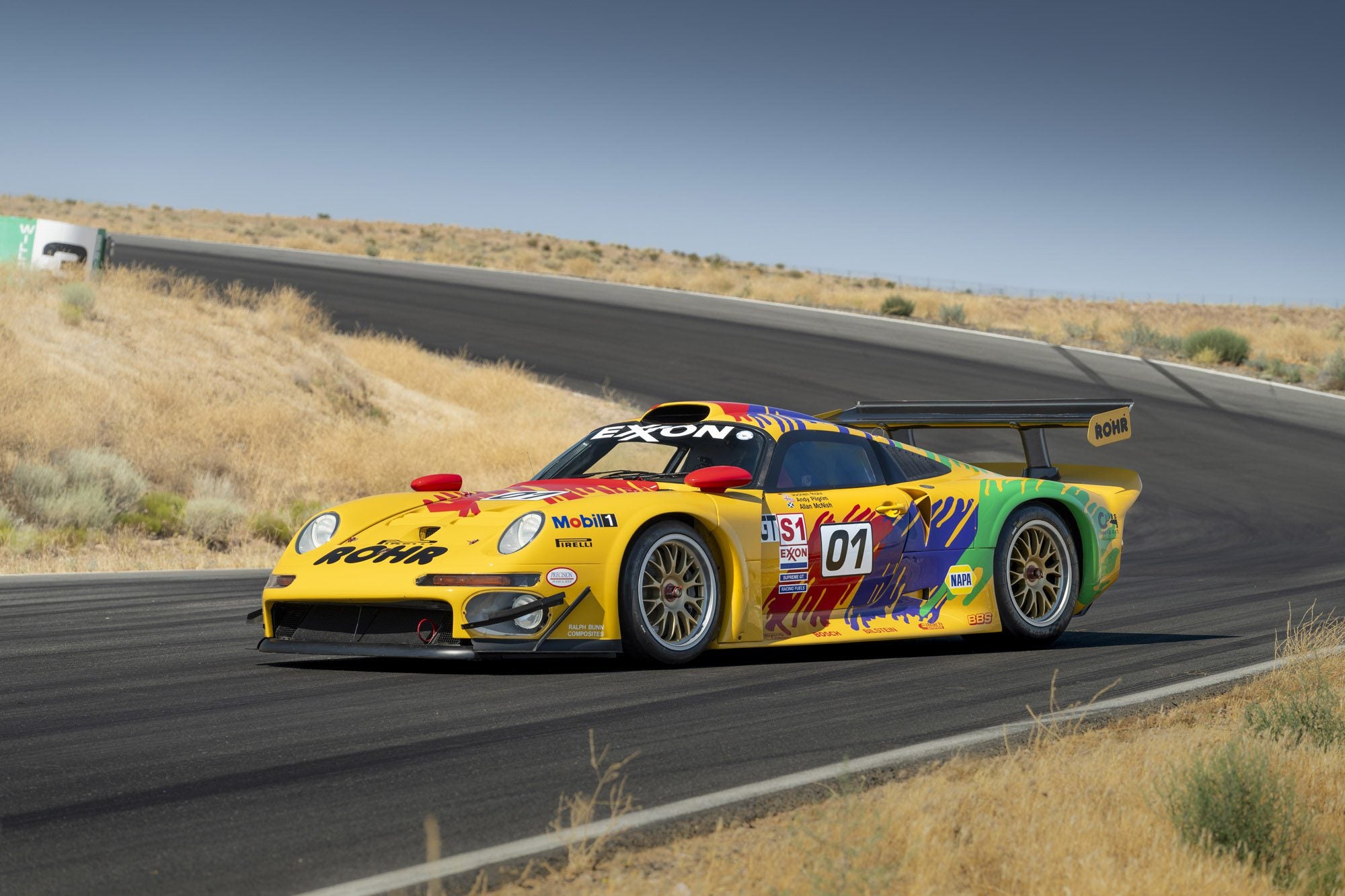 Broad Arrow Auction At Monterey: 1997 Porsche 911 GT1 – duPont