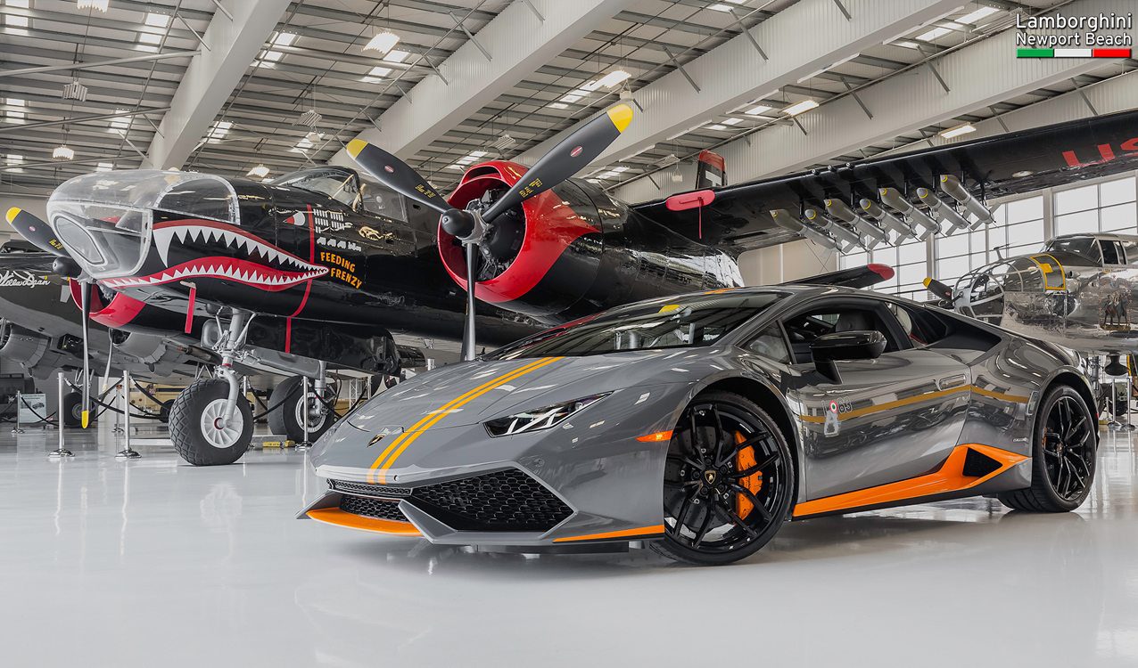 Lamborghini Huracán LP 610-4 Avio Edition at the Lyon Air Museum