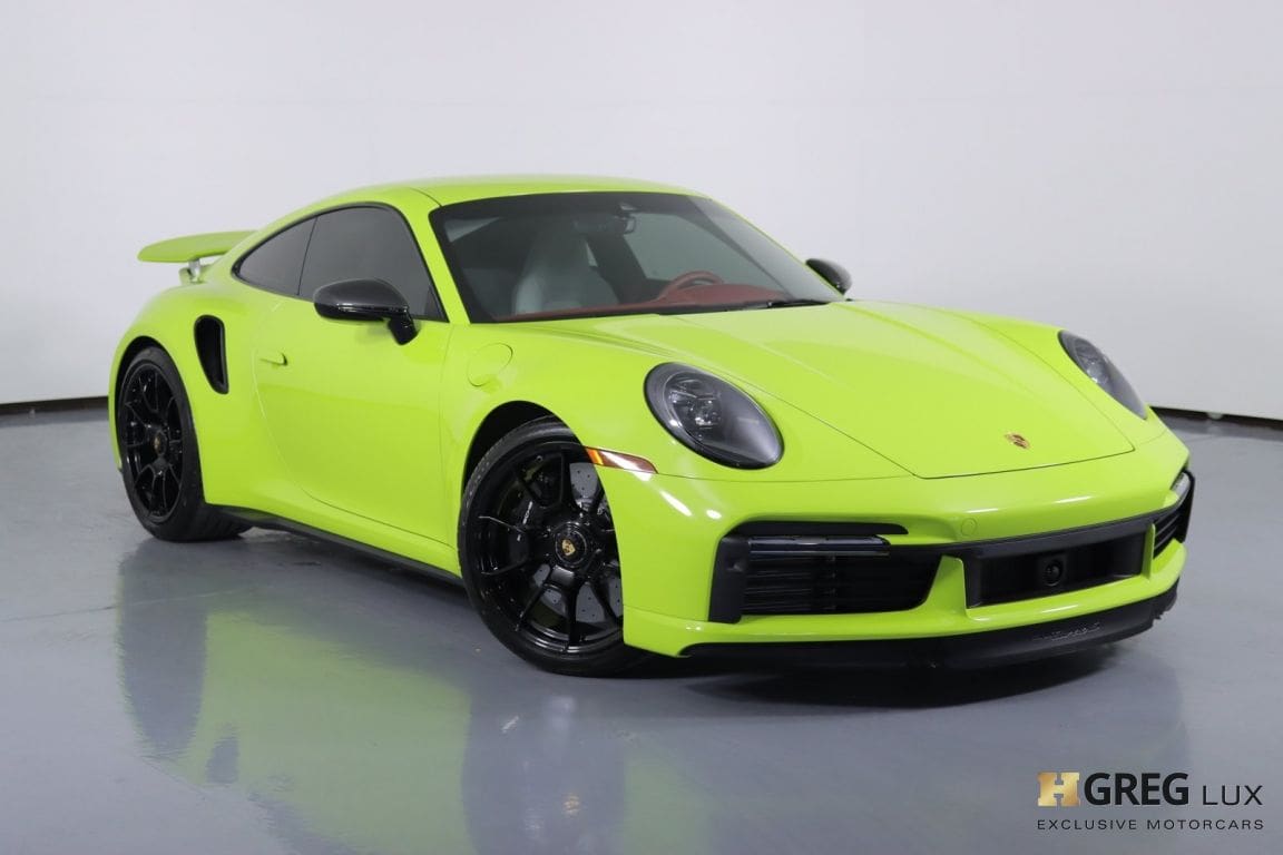 porsche 911 turbo lime green