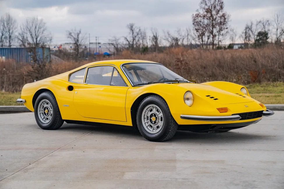 1972 Ferrari Dino 246 GT In Giallo Fly Listed For Auction On SOMO