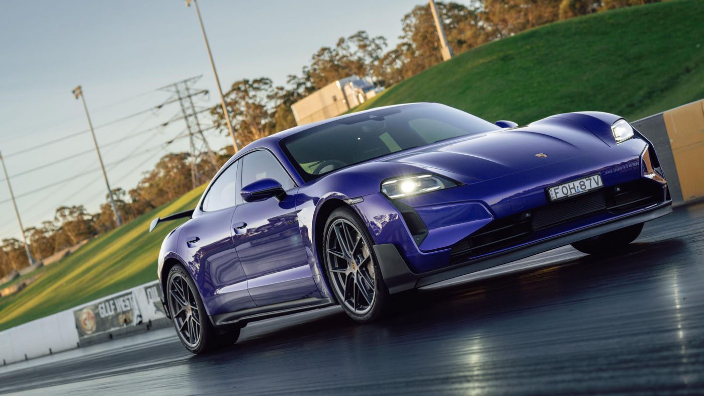 Porsche Taycan Turbo GT Sets Quarter-Mile Record At Sydney Dragway