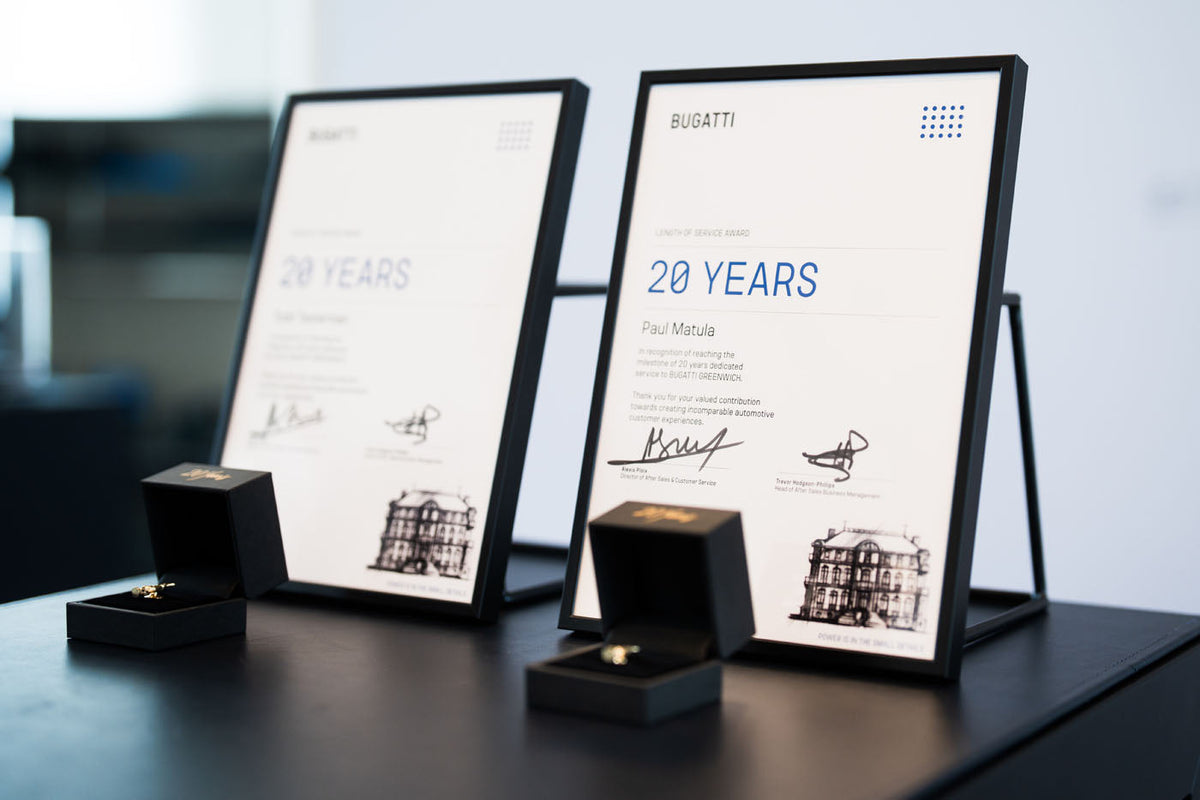 Bugatti Celebrates 20 Years Of Its Modern Era Service Partners