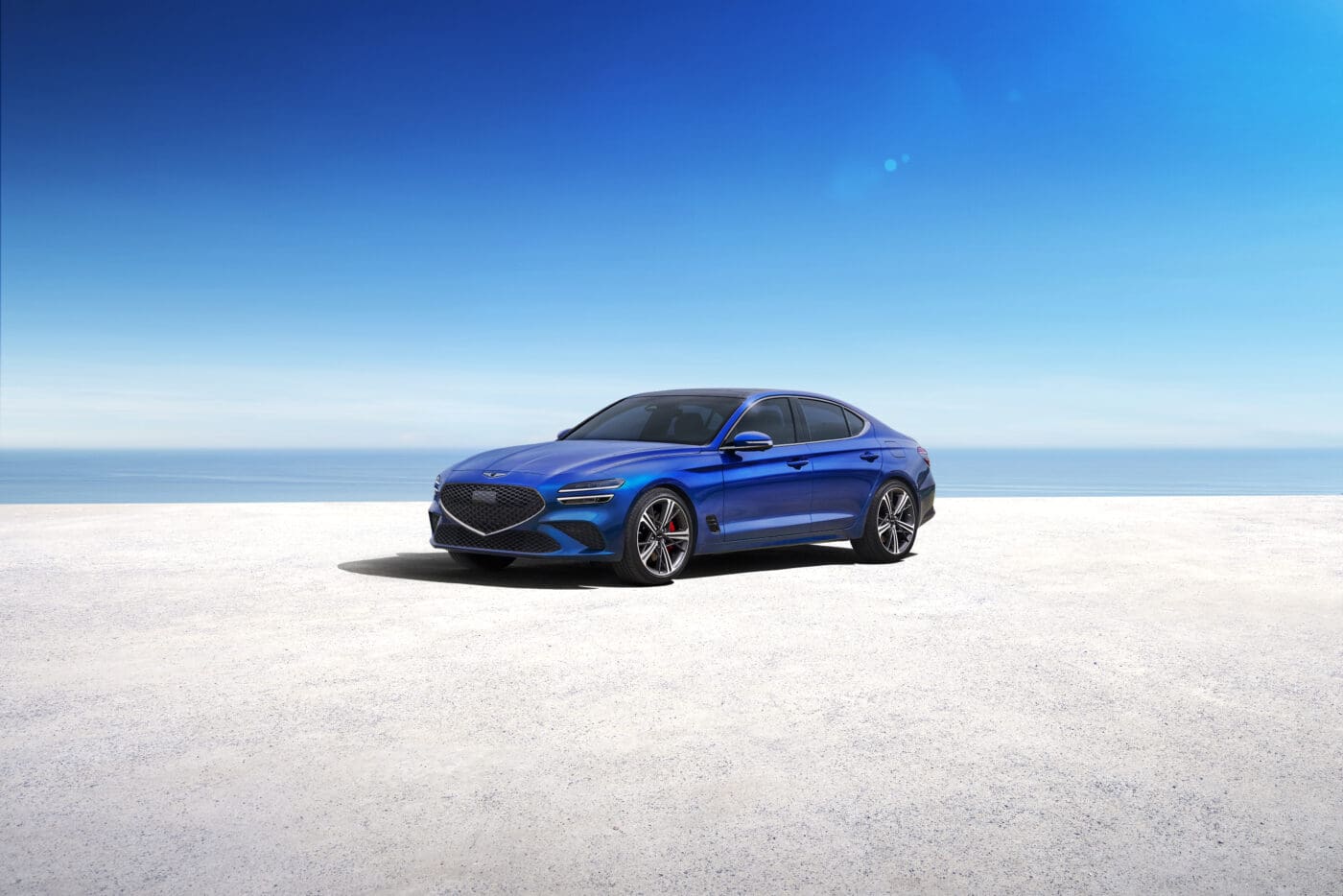 01.BlueSedan Exterior F