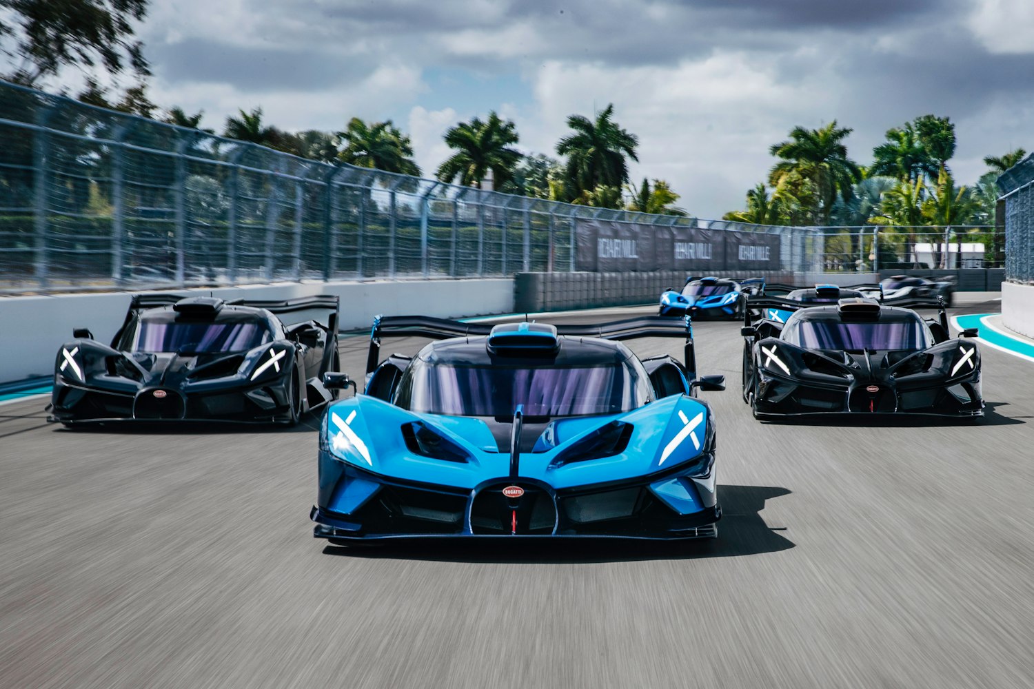 Bugatti Bolide Owners Take Over Miami’s F1 Circuit