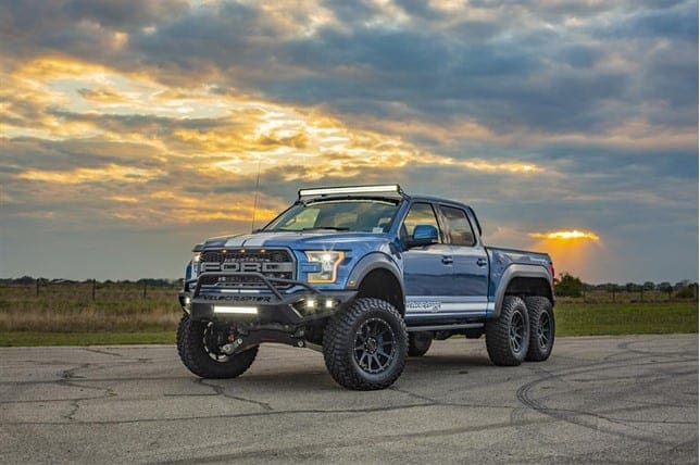 1-Hennessey-VelociRaptor-6x6-Ford-Performance-Blue-White-Stripes-12-min