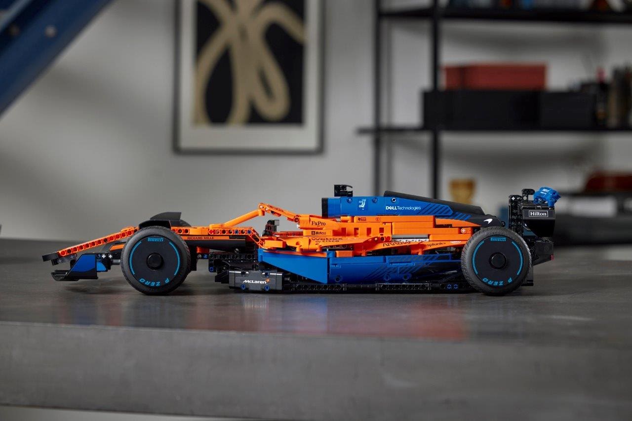 13842 McLarenRacingandtheLEGOGrouprevealfirst everLEGOTechnicMcLarenFormula1RaceCar