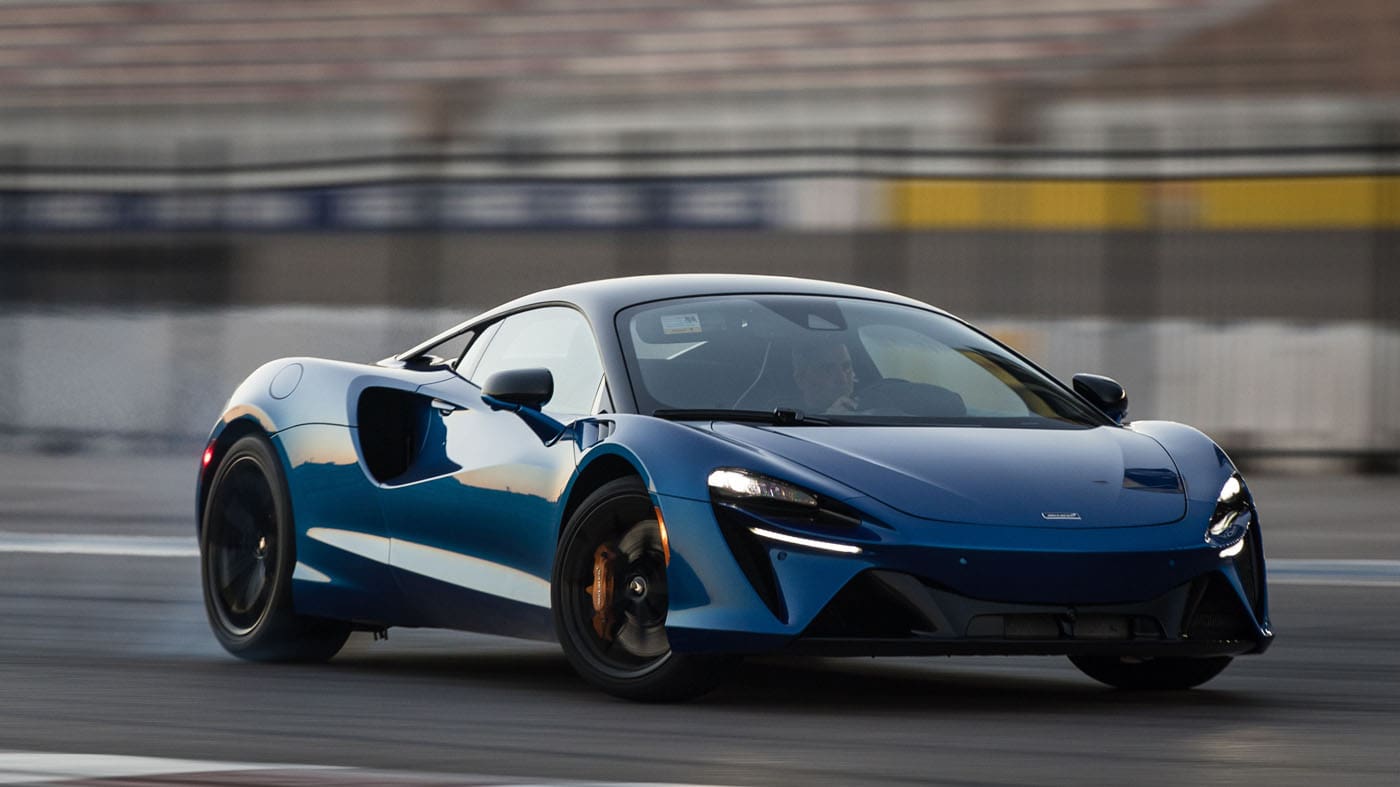 15523 McLarencelebratesits60thanniversarywithdisplaysofpastandcurrentroadcarsheritageracemachinesandunveilingofaveryspecialsupercaratVelocityInvitational