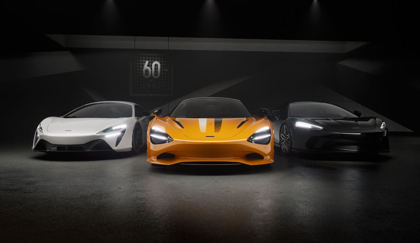 15594 Exclusive60thAnniversaryoptionsforMcLarensupercarsgivecustomersanopportunitytopersonalisetheirnewMcLaren