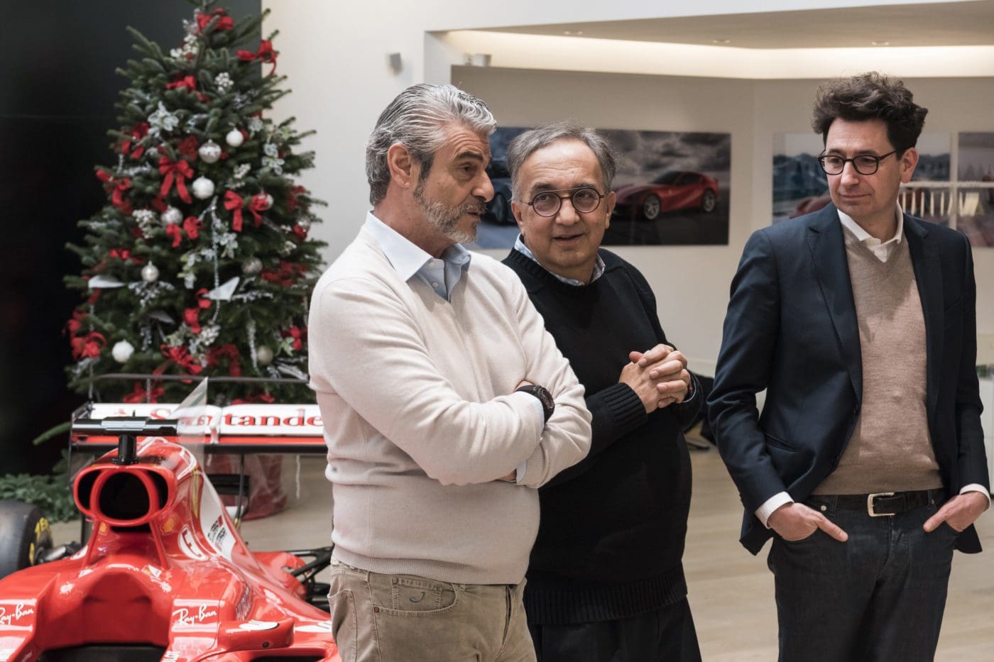 Ferrari Incontro tra i Giornalisti e la GES