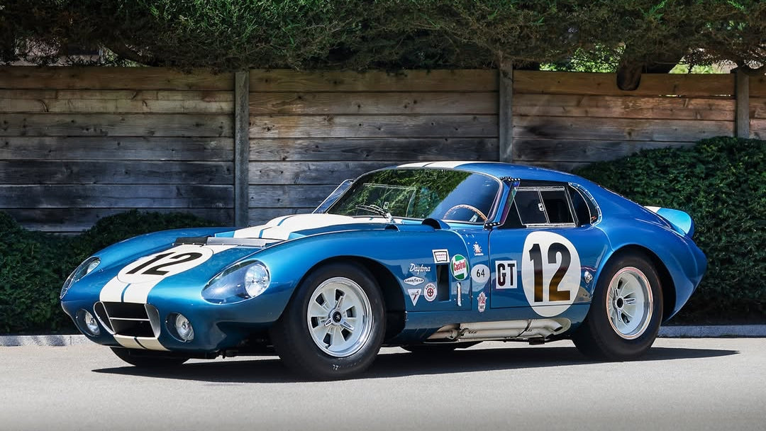 Carroll Shelby's Former Cobra Daytona Coupe Sets $42.9 Million World Record to become America’s Most Valuable Auction Car