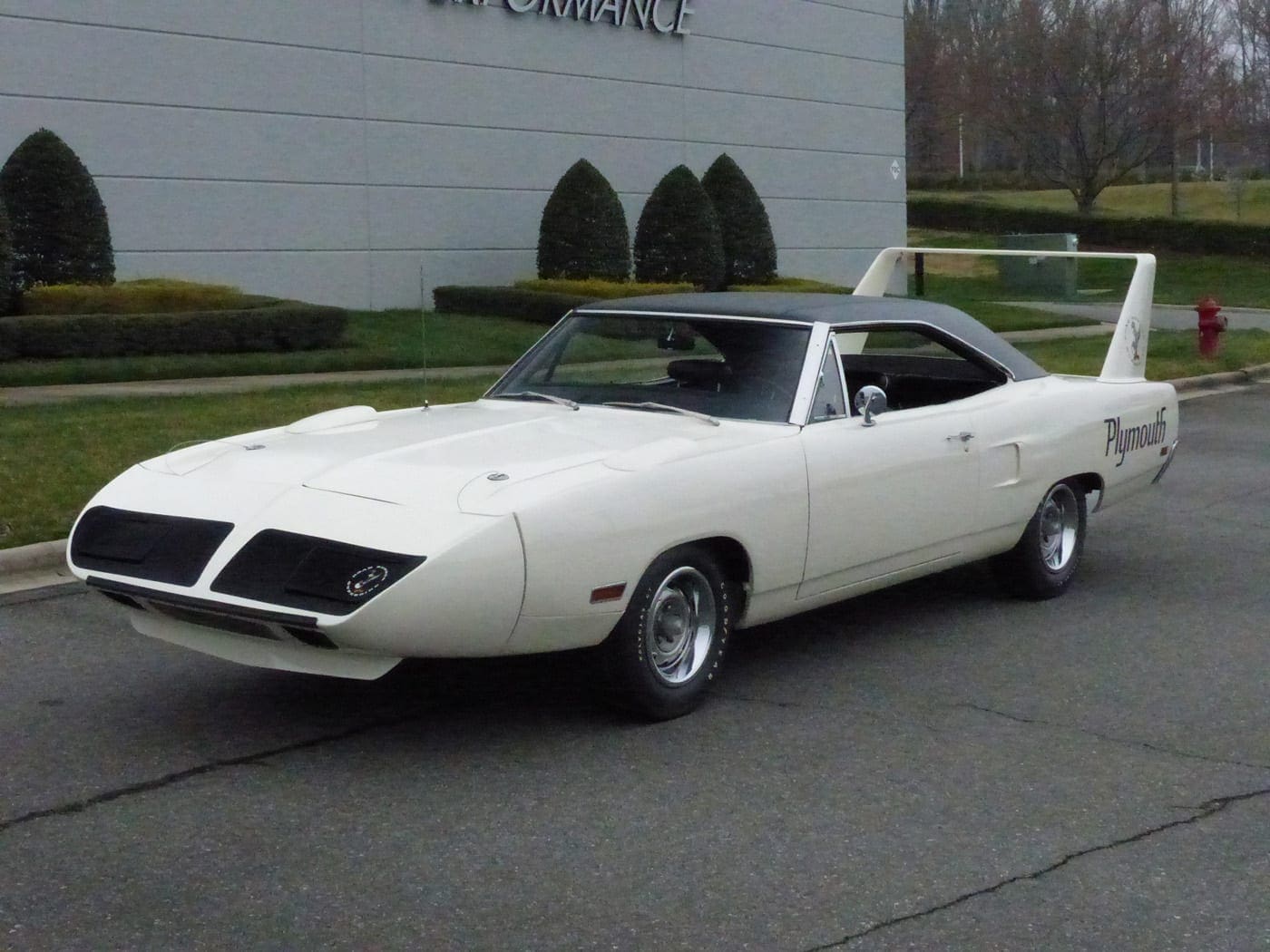 1970 Plymouth Superbird White 1