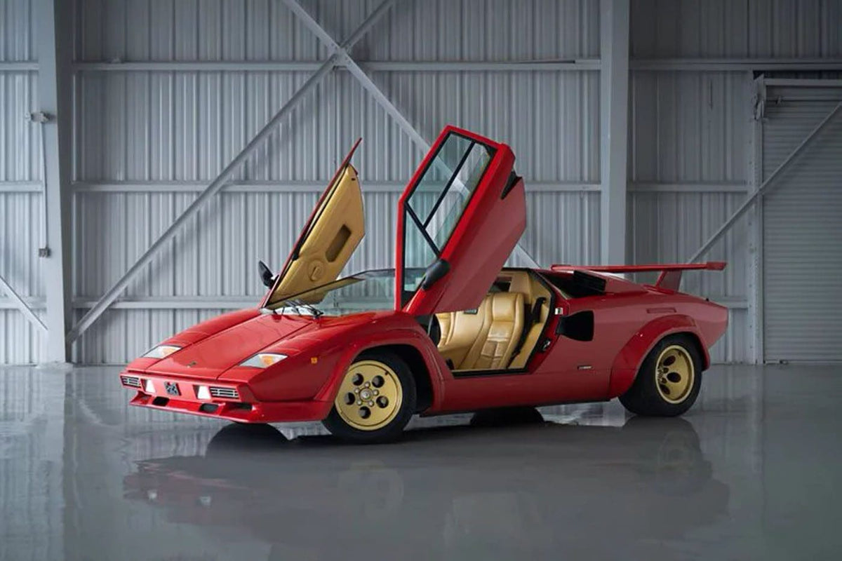 7,342-Mile 1987 Lamborghini Countach 5000 QV Downdraft Listed for Sale ...