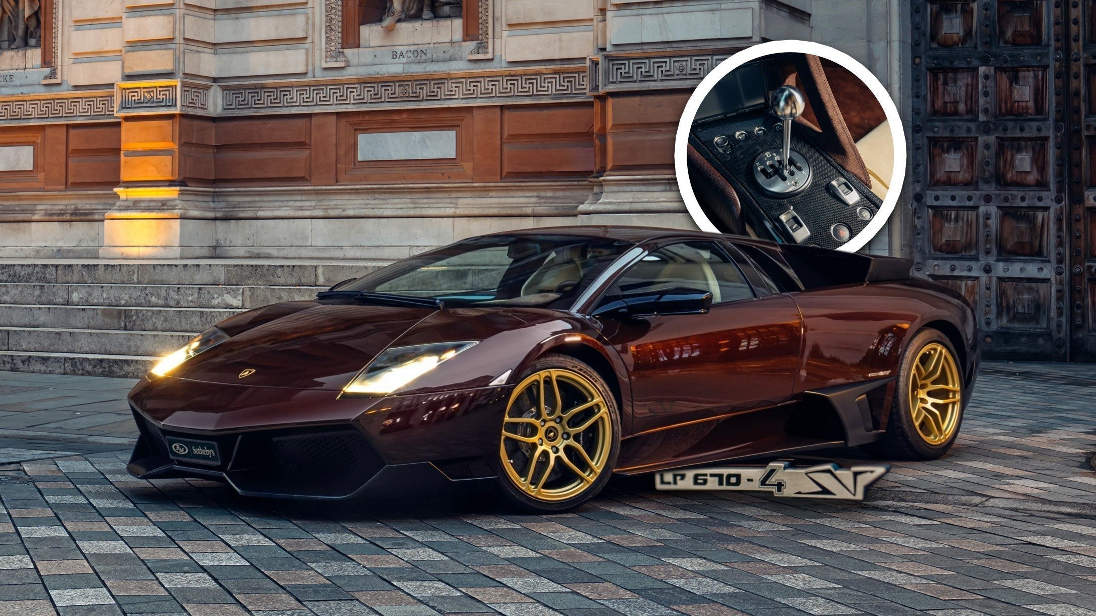 Unicorn Murciélago: 1-of-5 Factory-Gated Manual LP670-4 SV in One-Off Marrone Eklipsis Heads to Auction