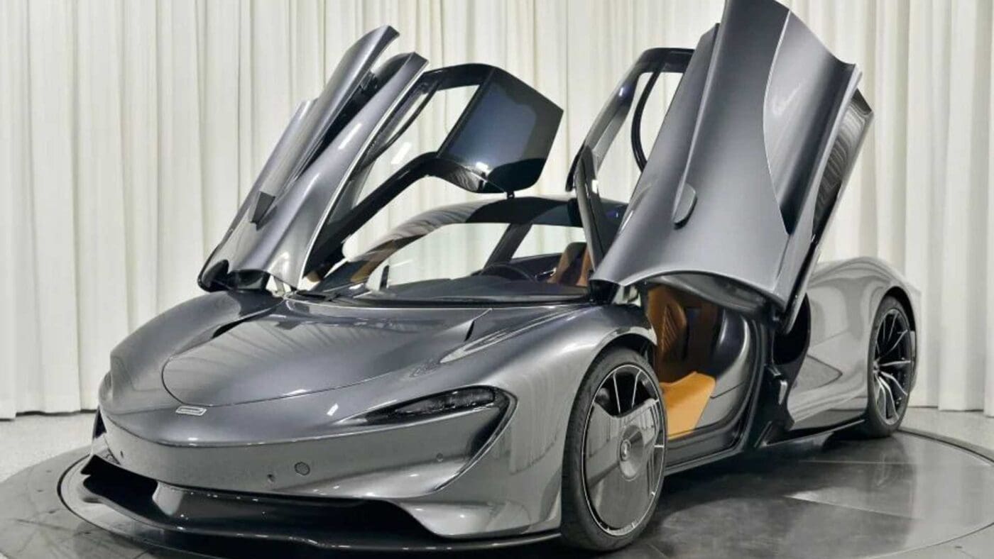 Grey Metallic Over Saddle Brown 2020 McLaren Speedtail For Sale ...