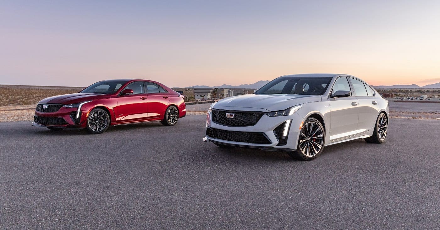 2022 Cadillac CT4 V and CT5 V Blackwing