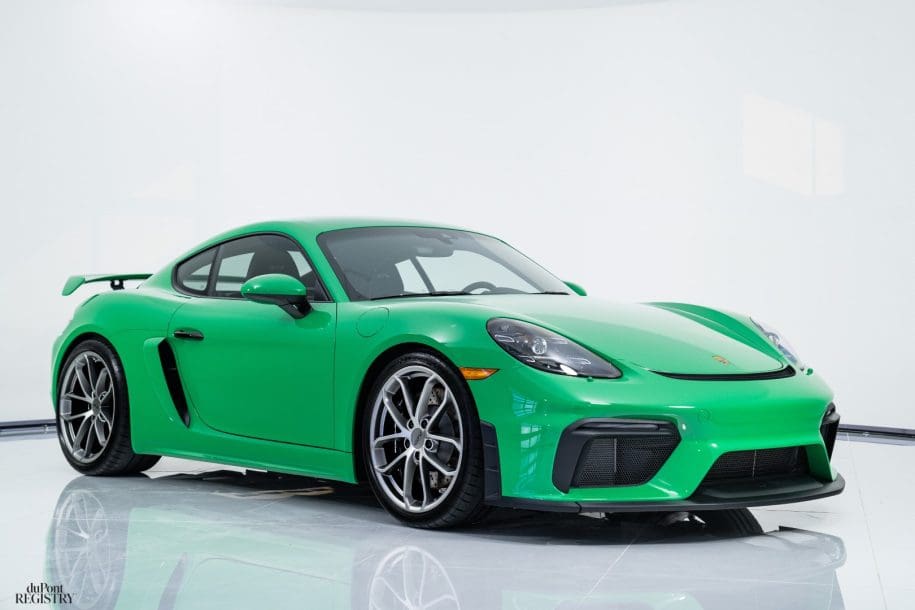 Check The Spec: 2021 Porsche 718 Cayman GT4 Finished in Python