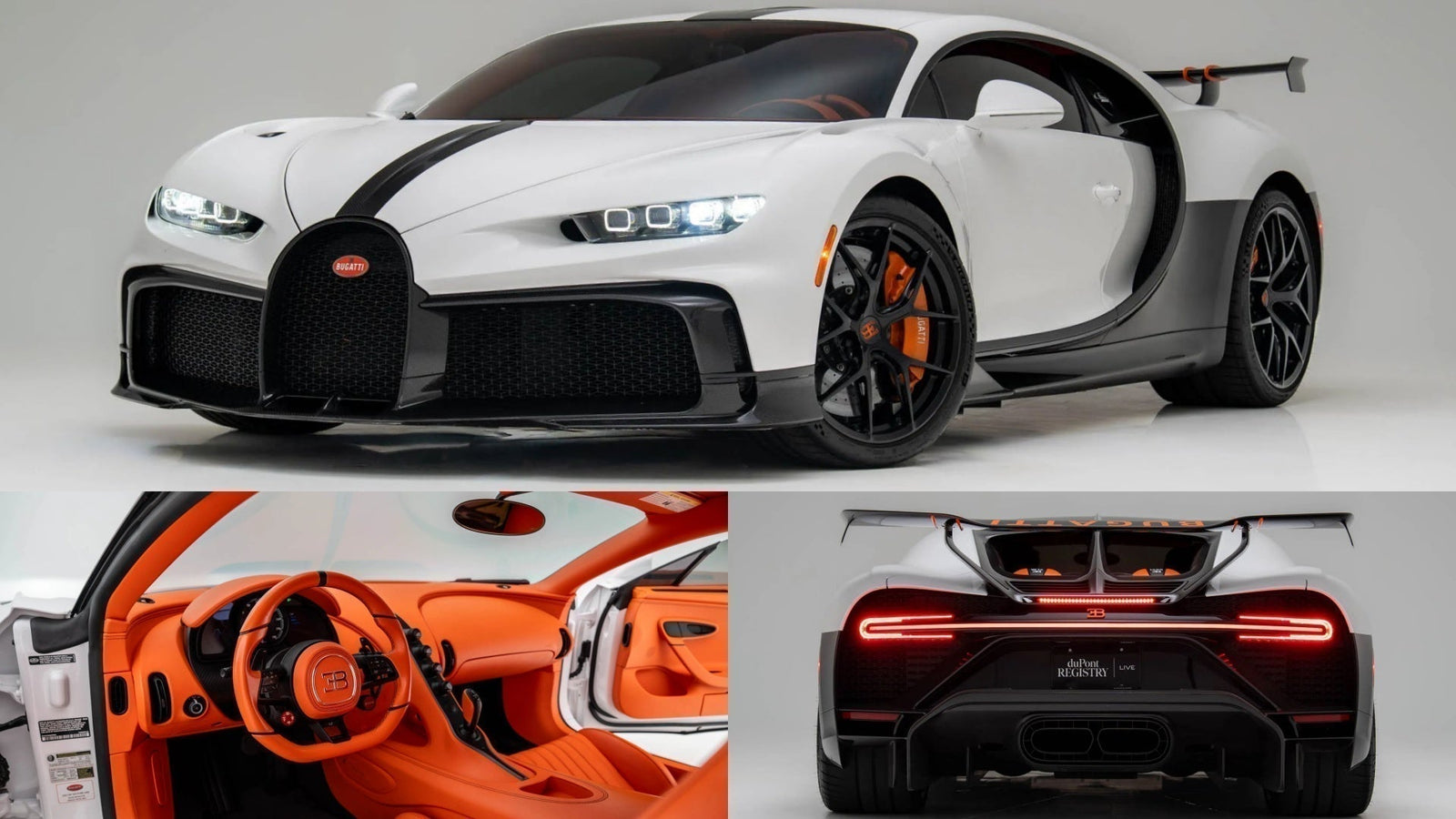 1-of-60 Bugatti Chiron Pur Sport With $370k+ In Factory Options Listed On duPont REGISTRY Live