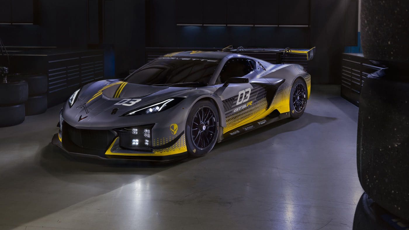 ASTVTE 蛍光イエロー サドル カーボンサドル カーボンレール Chevrolet Reveals The New Corvette Z06 GT3.R 1 Year Before Its