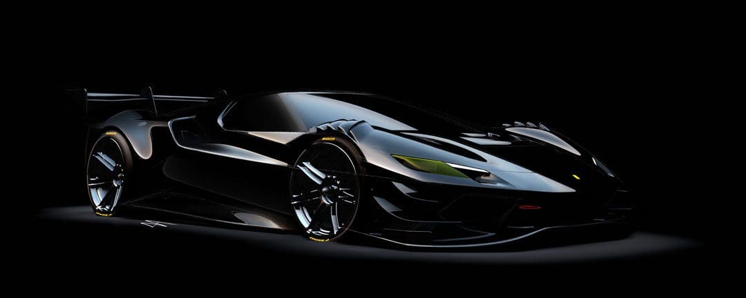 2200341 cgt ferrari 296 gt3 sketch