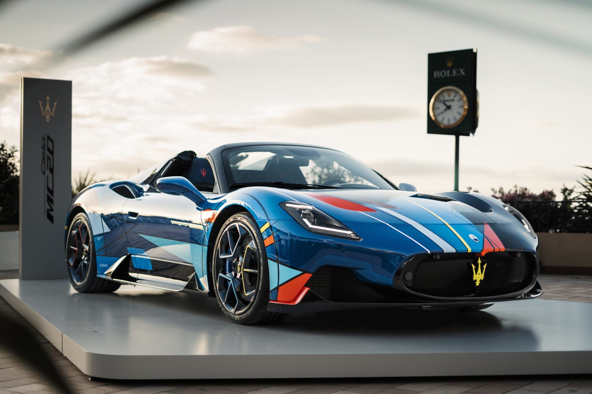 23767 MaseratiMC20CieloOperadarte RolexMonte CarloMasters2024