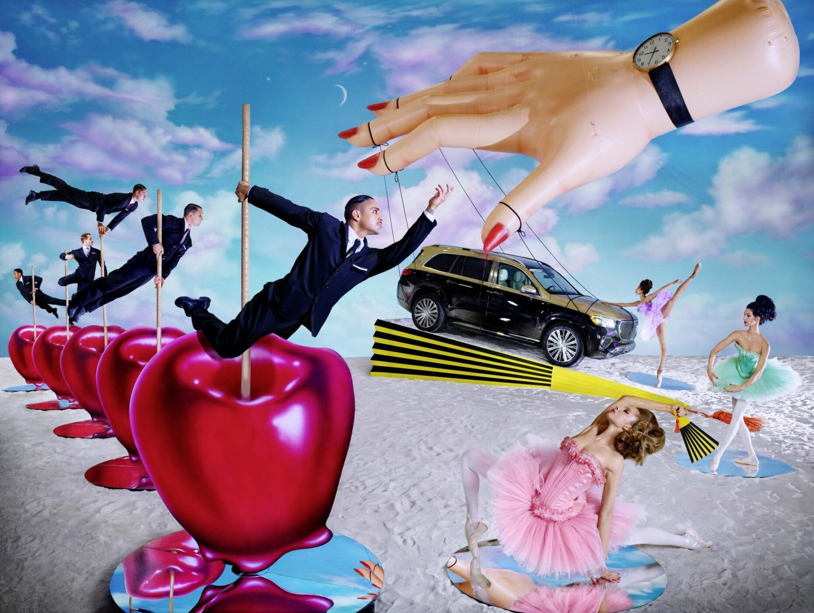 David LaChapelle reunites with Mercedes Maybach to artistically