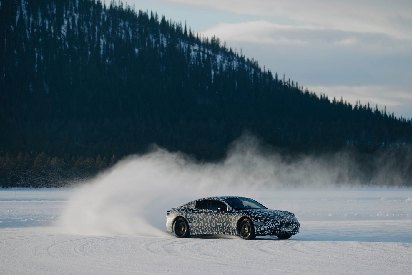 New Electric Mercedes-AMG GT 4-Door Coupe Shown In Final Winter Testing