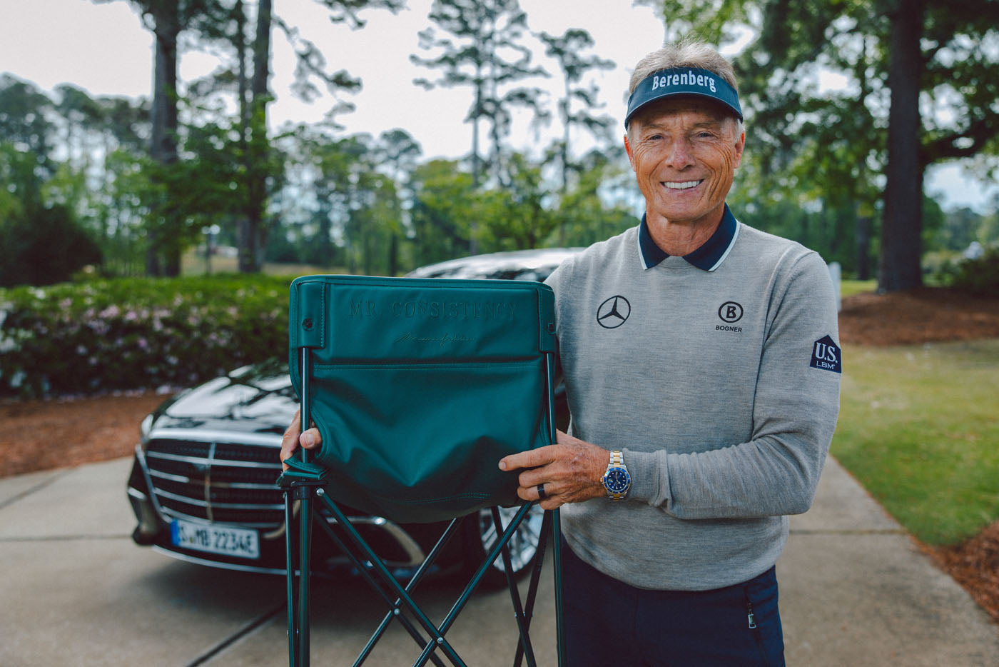 Mercedes-Benz Honors Past Champion Bernhard Langer At The 2026 Masters