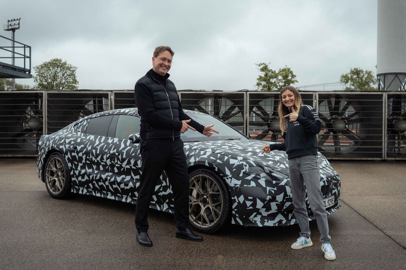 Mercedes-Benz CEO & F1 Development Driver Doriane Pin Test Drive The New AMG GT 4-Door Coupe