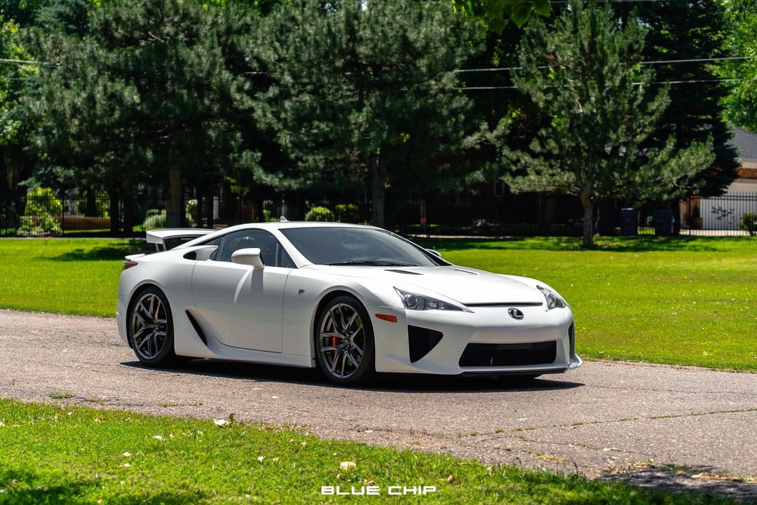 Rare Low-Mileage 'Whitest White' 2012 Lexus LFA For Sale – duPont