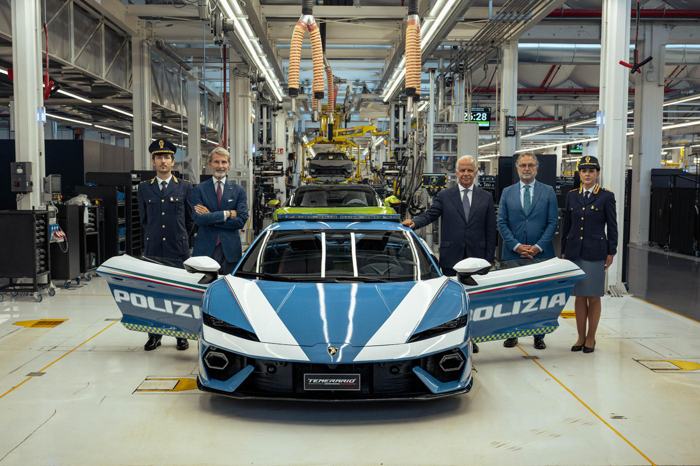 Lamborghini Unveils New Police Temerario For The Italian State Police