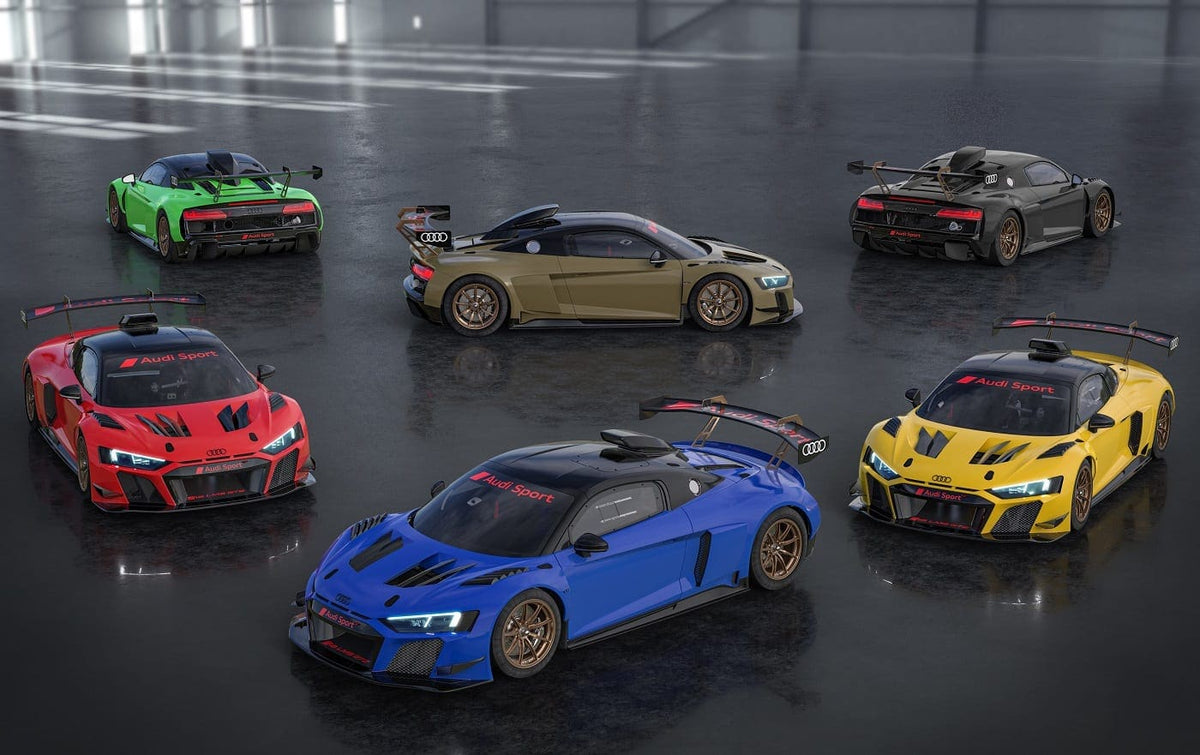 Sport R8 Audi Sport Unveils Six Bright Shades of the R8 LMS GT2 – duPont ...