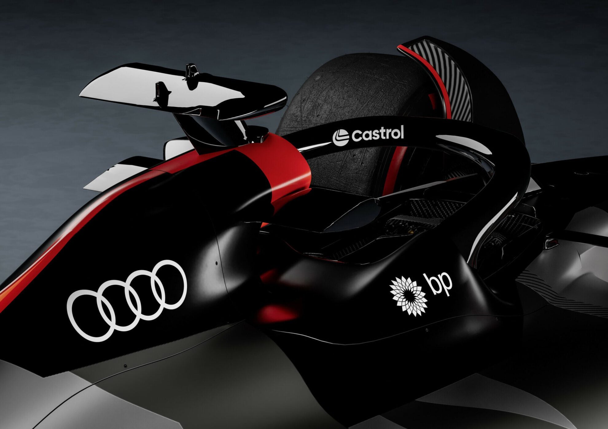 Showcar with Audi F1 launch livery