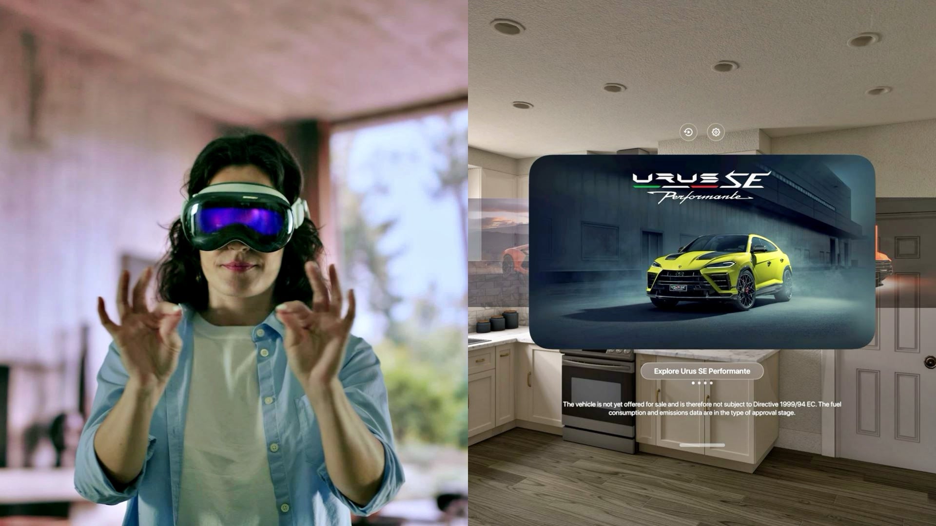 Experience a Lamborghini Like Never Before With the Brand's New Apple Vision Pro App