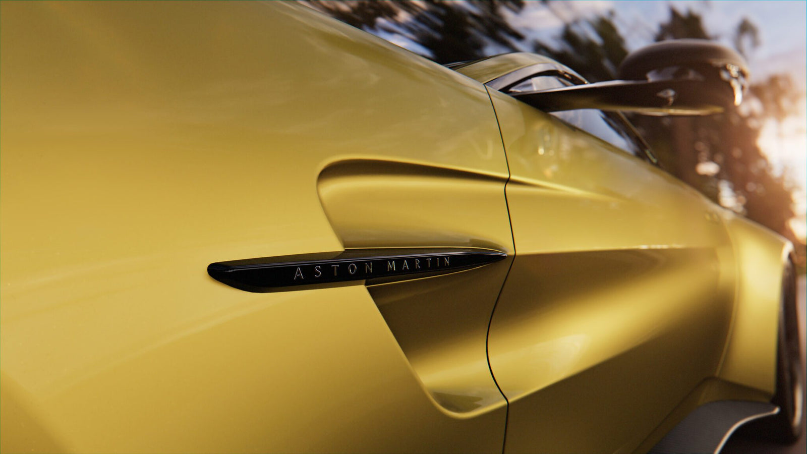 A close up image of the 2025 Aston Martin Vantage.