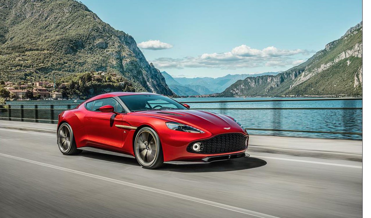 Aston Zagato in action