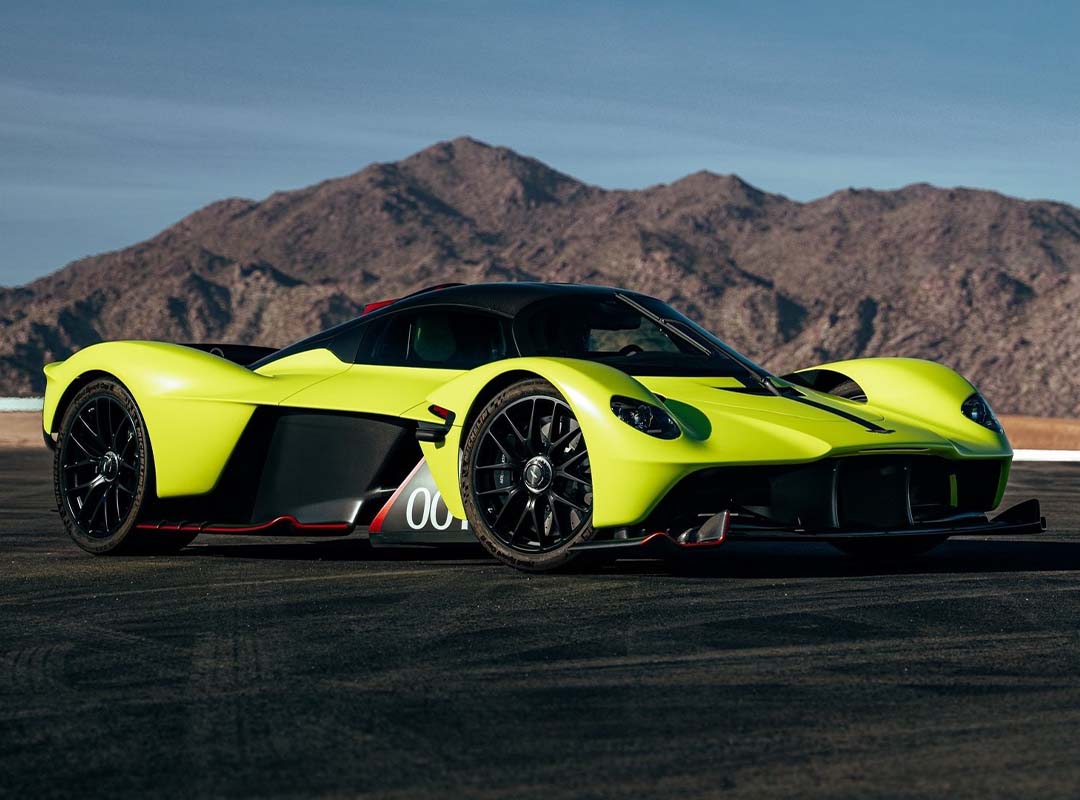 Satin Lime Essence Aston Martin Valkyrie For Sale