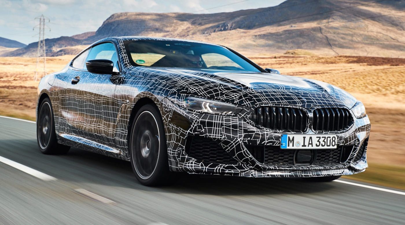 BMW 8 Series Testing
