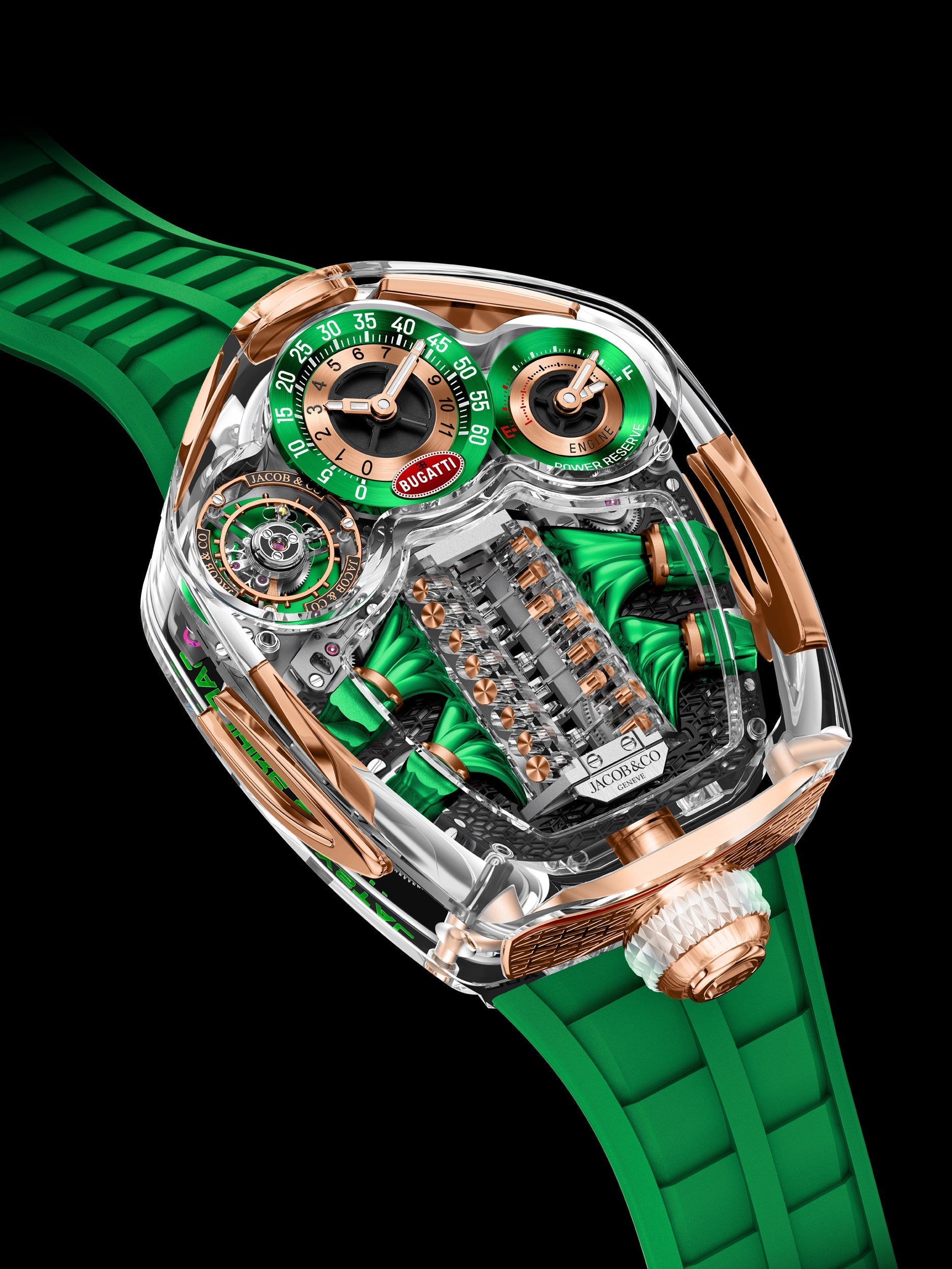 Jacob & Co. Reveals Its $1.2M Bugatti Tourbillon Sapphire Watch