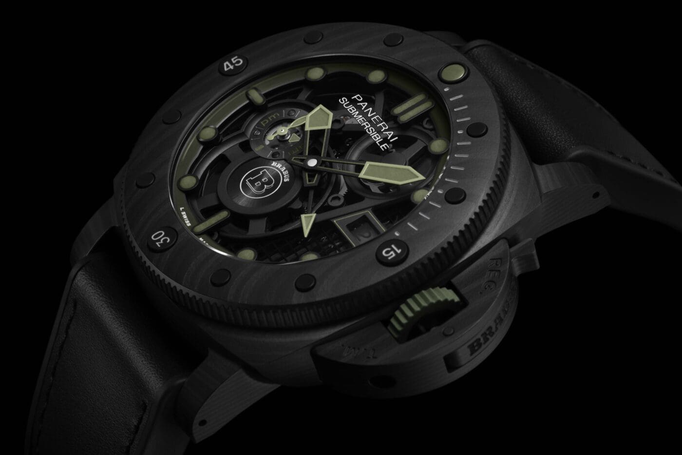 BRABUS x Panerai Submersible S BRABUS Verde Militare Edition