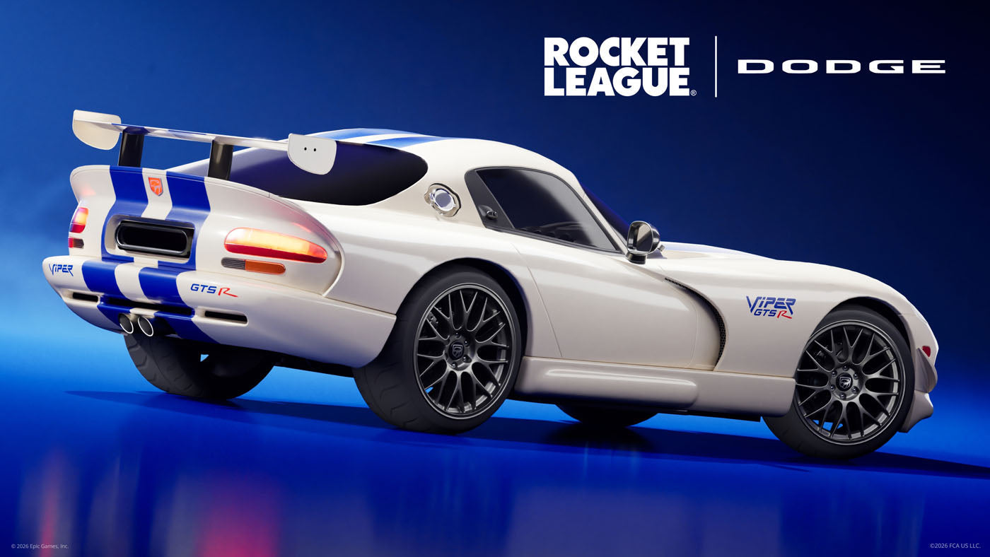 Dodge Brings The Viper GTS-R To Fortnite & Rocket League For A Limited Time
