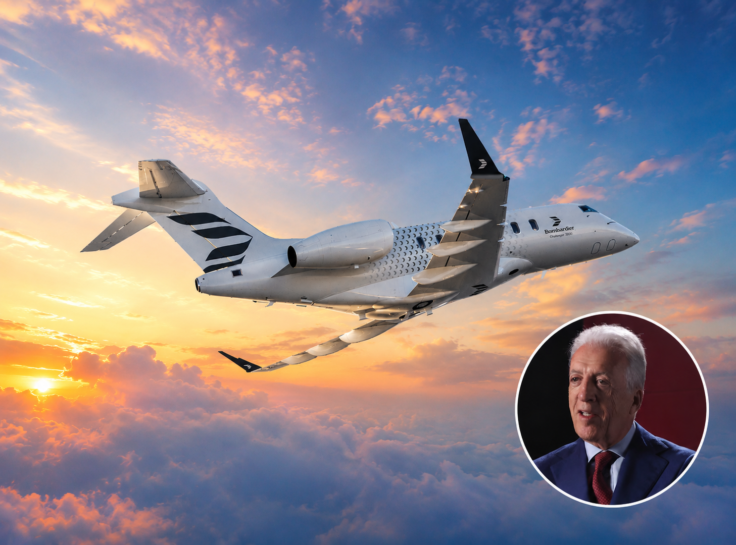 Piero Ferrari Takes Delivery of Bombardier's 200th Challenger 3500