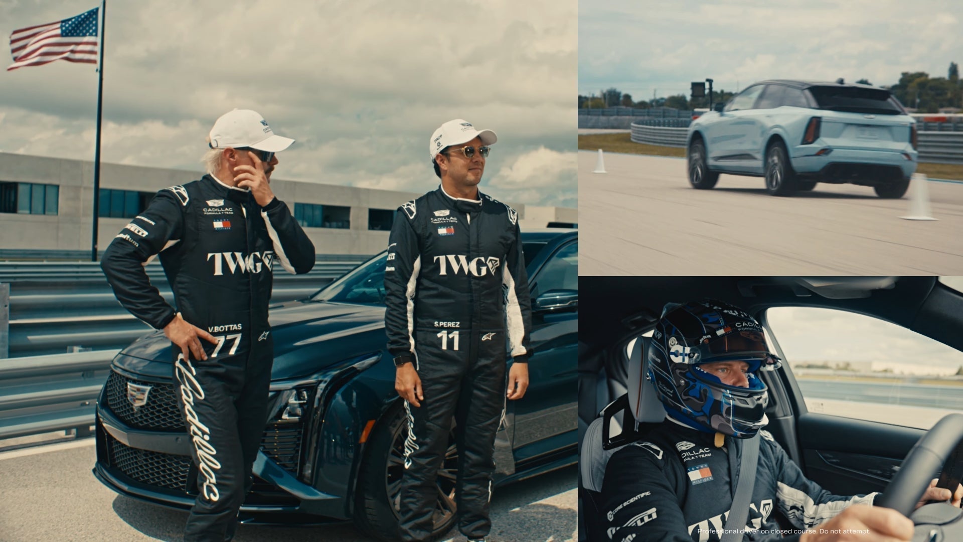 Watch Bottas and Pérez Go Head-to-Head in Cadillac's V-Practice Showdown