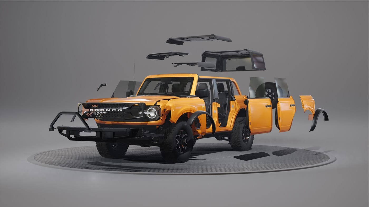 Bronco modularity renderings 01