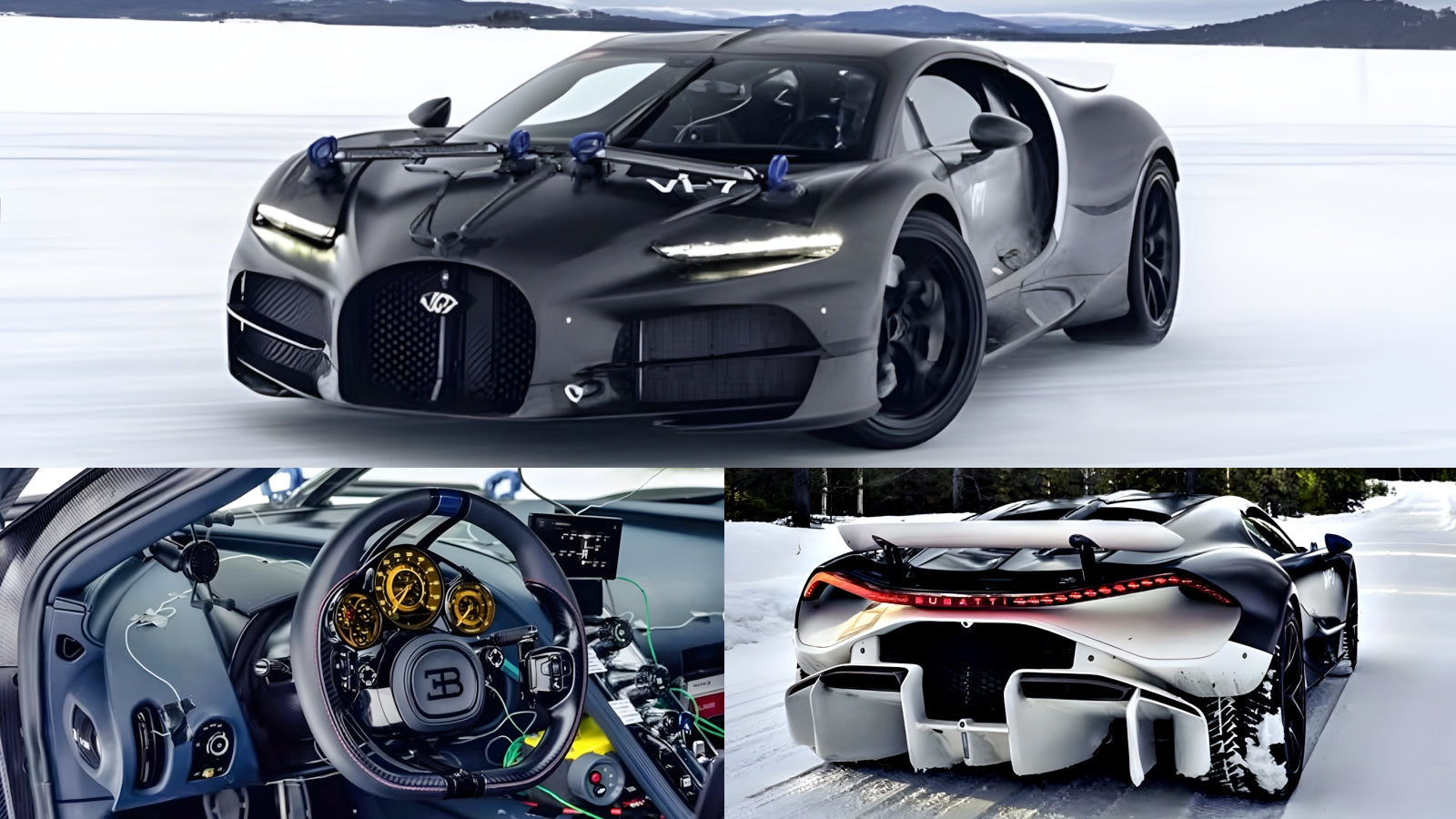 Bugatti Reveals Arctic Test Footage of the Tourbillon V16 Hypercar