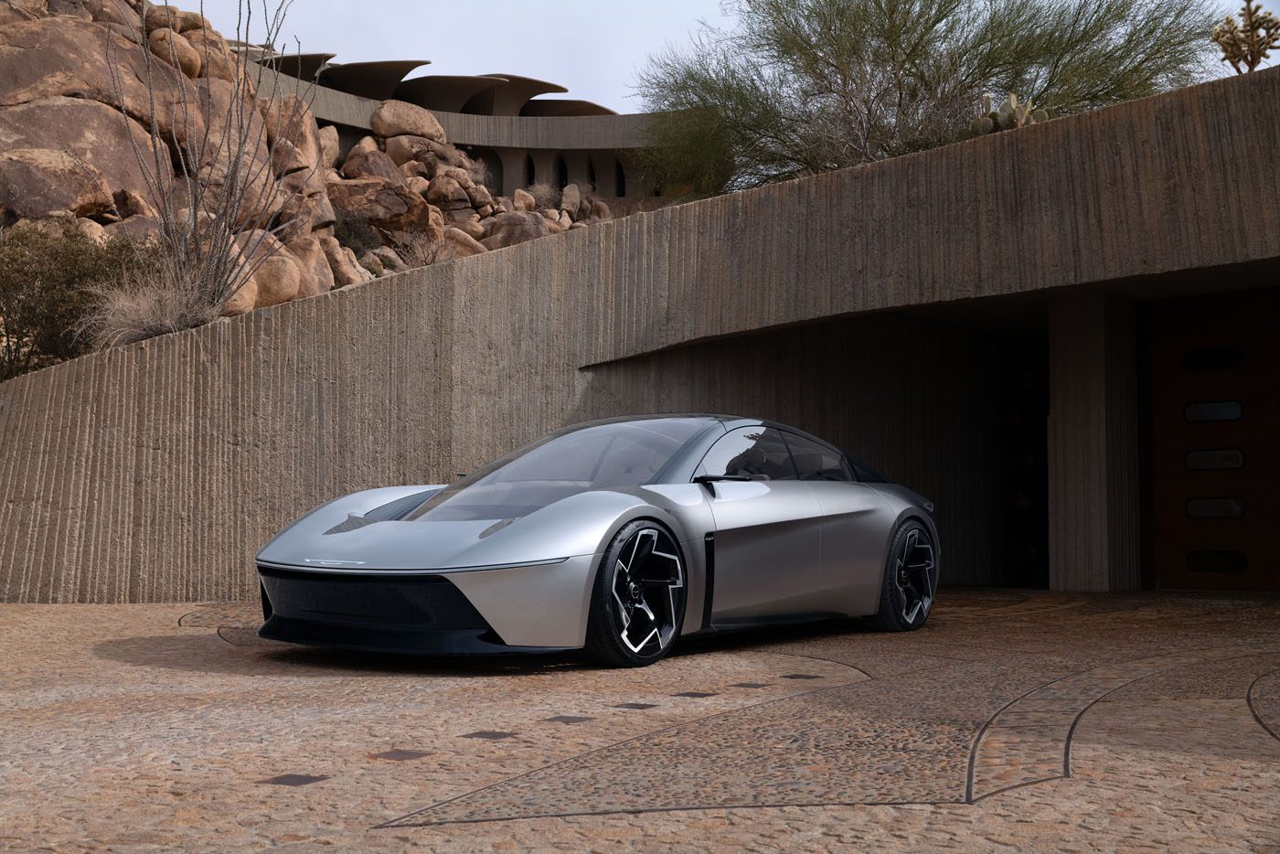 The Chrysler Halcyon Concept exemplifies a fully electrified fut