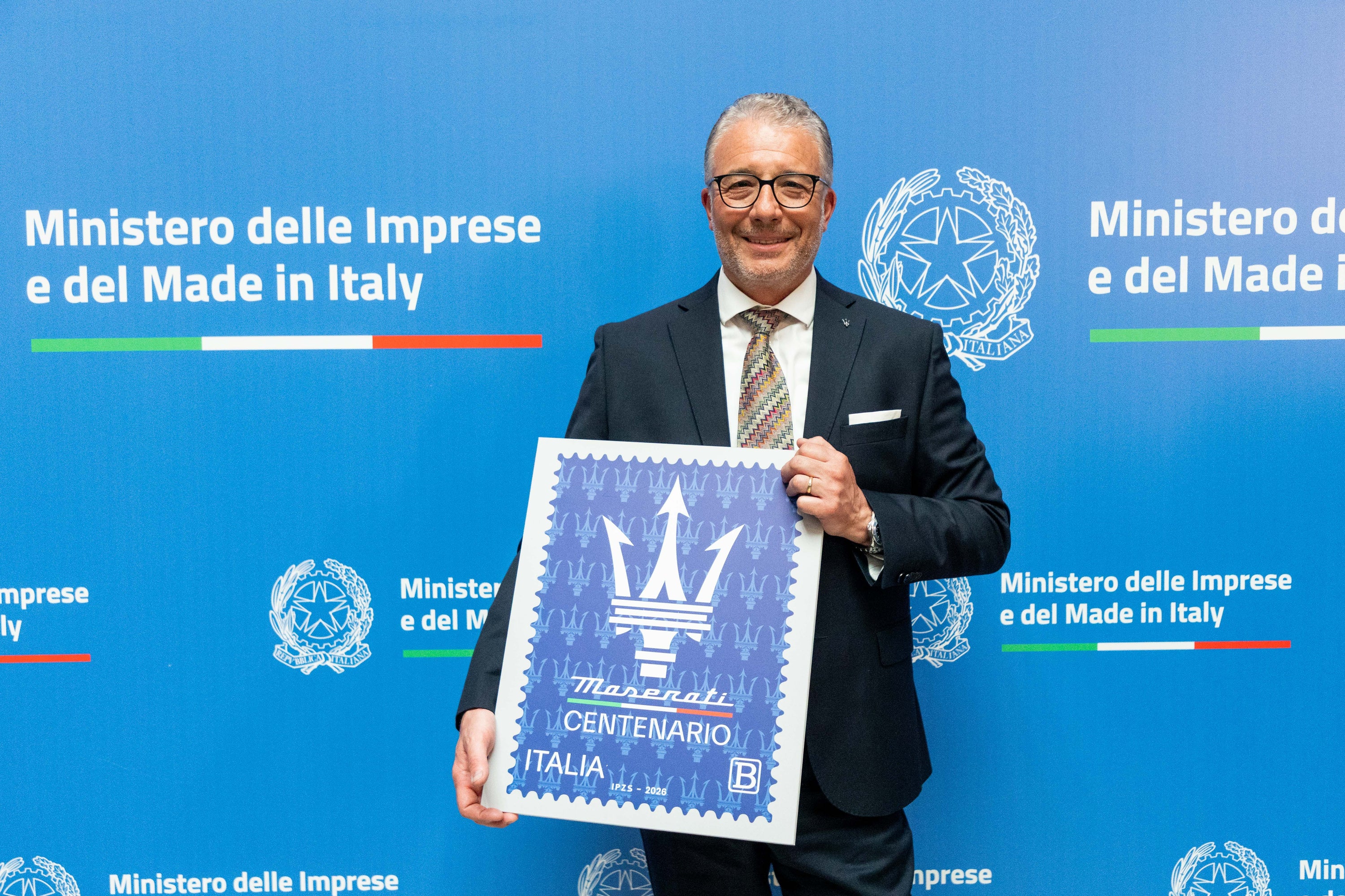 Maserati’s Trident Turns 100 and Earns Its Place on Italy's Stamp